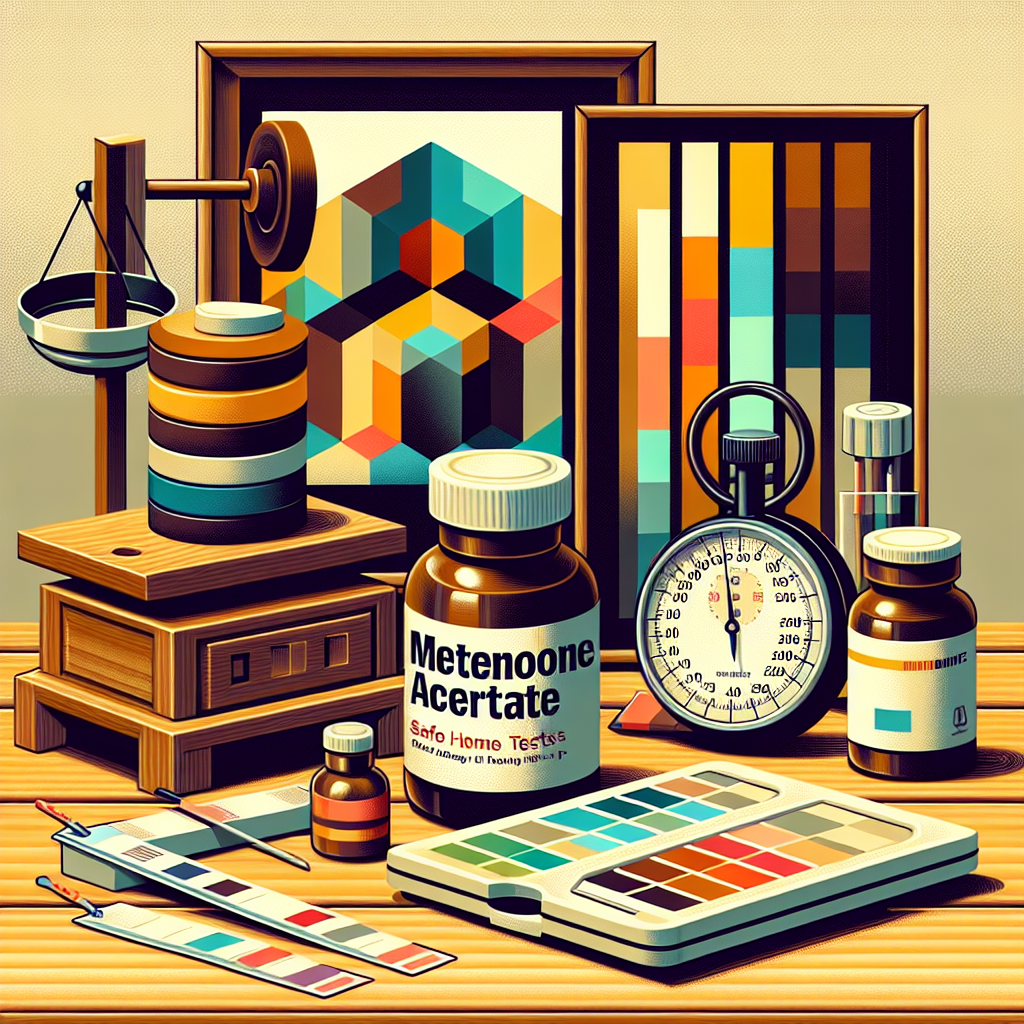 Acetato de metenolona y rendimiento: tests caseros seguros